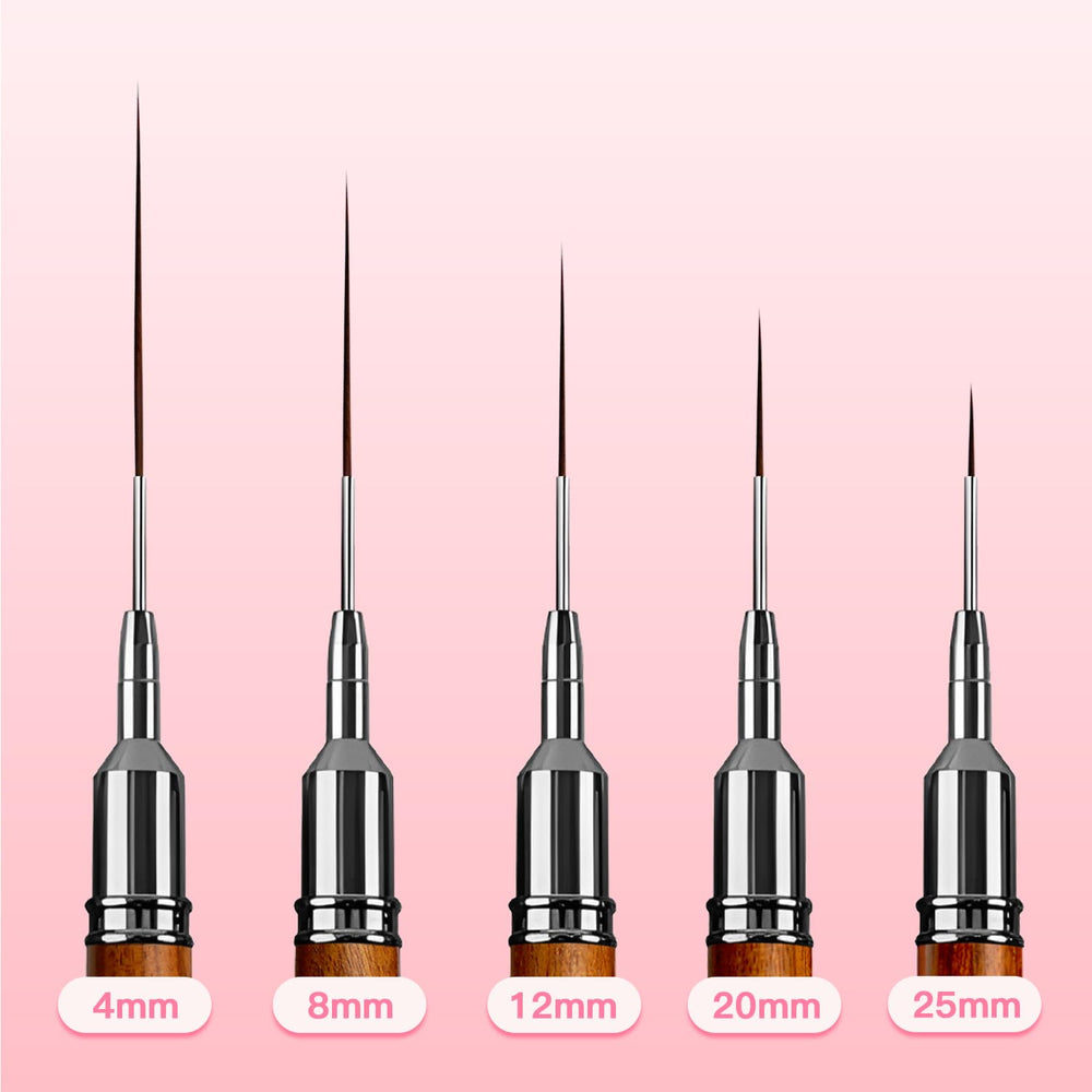 Komall nail art brush 20mm for bold fills and strokes.