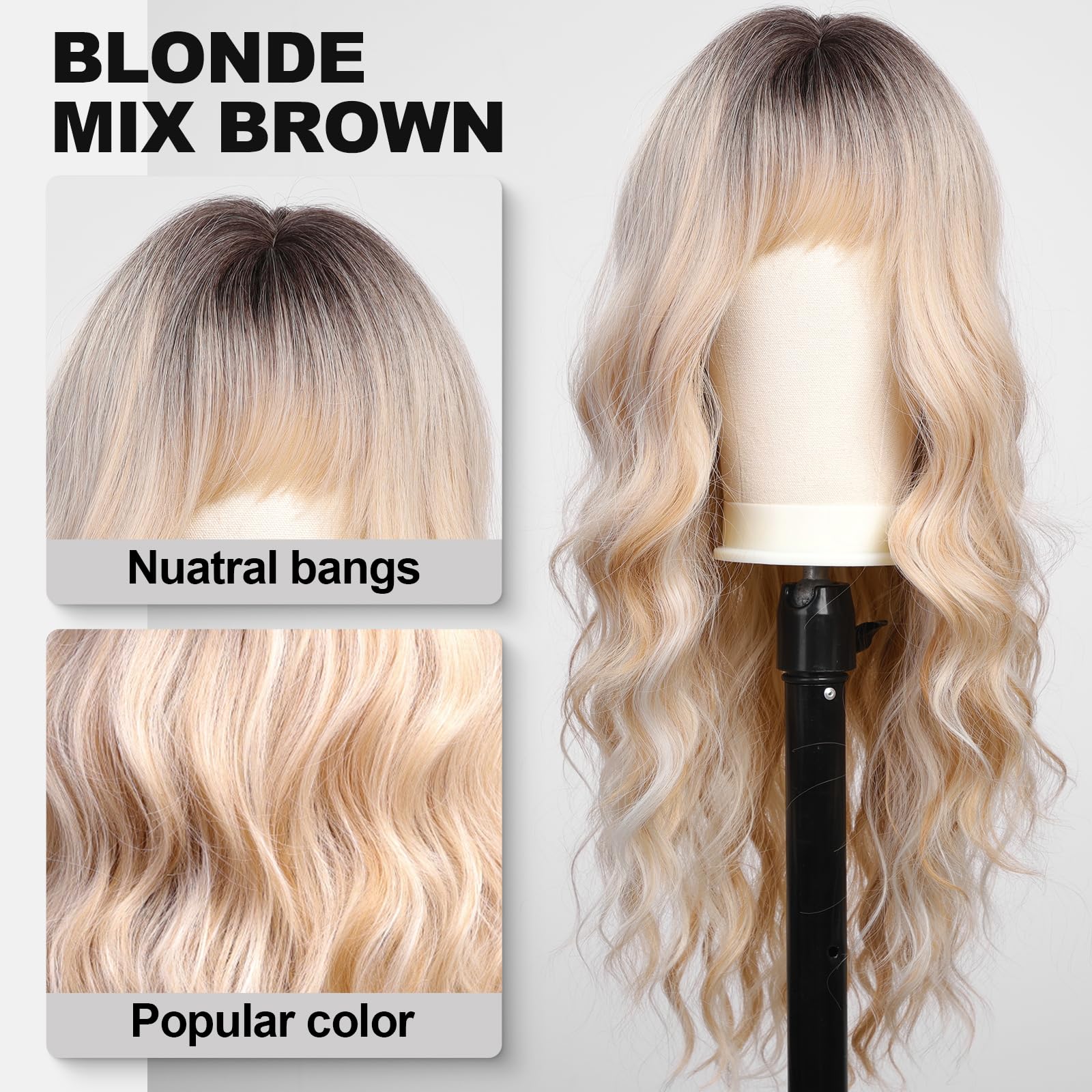 KOME breathable wig cap design provides comfortable all-day wear.