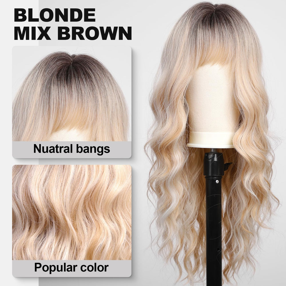 KOME breathable wig cap design provides comfortable all-day wear.