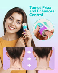 Komoko StyleShark wax stick on hair shows smooth texture for neat styling