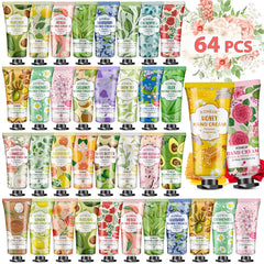 KONEUK 64-pack hand cream set with assorted fragrances for gifting and daily moisture