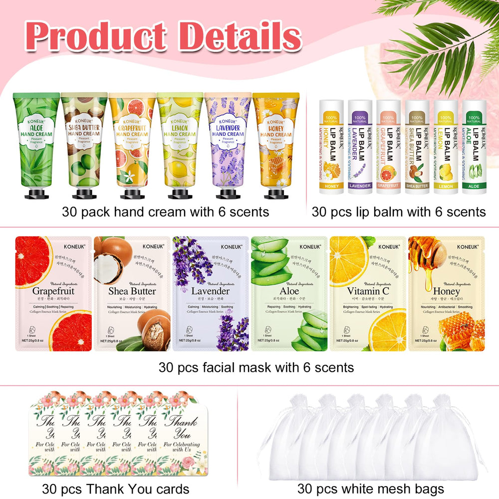 KONEUK bulk hand cream 30 pieces moisturizes hands during events