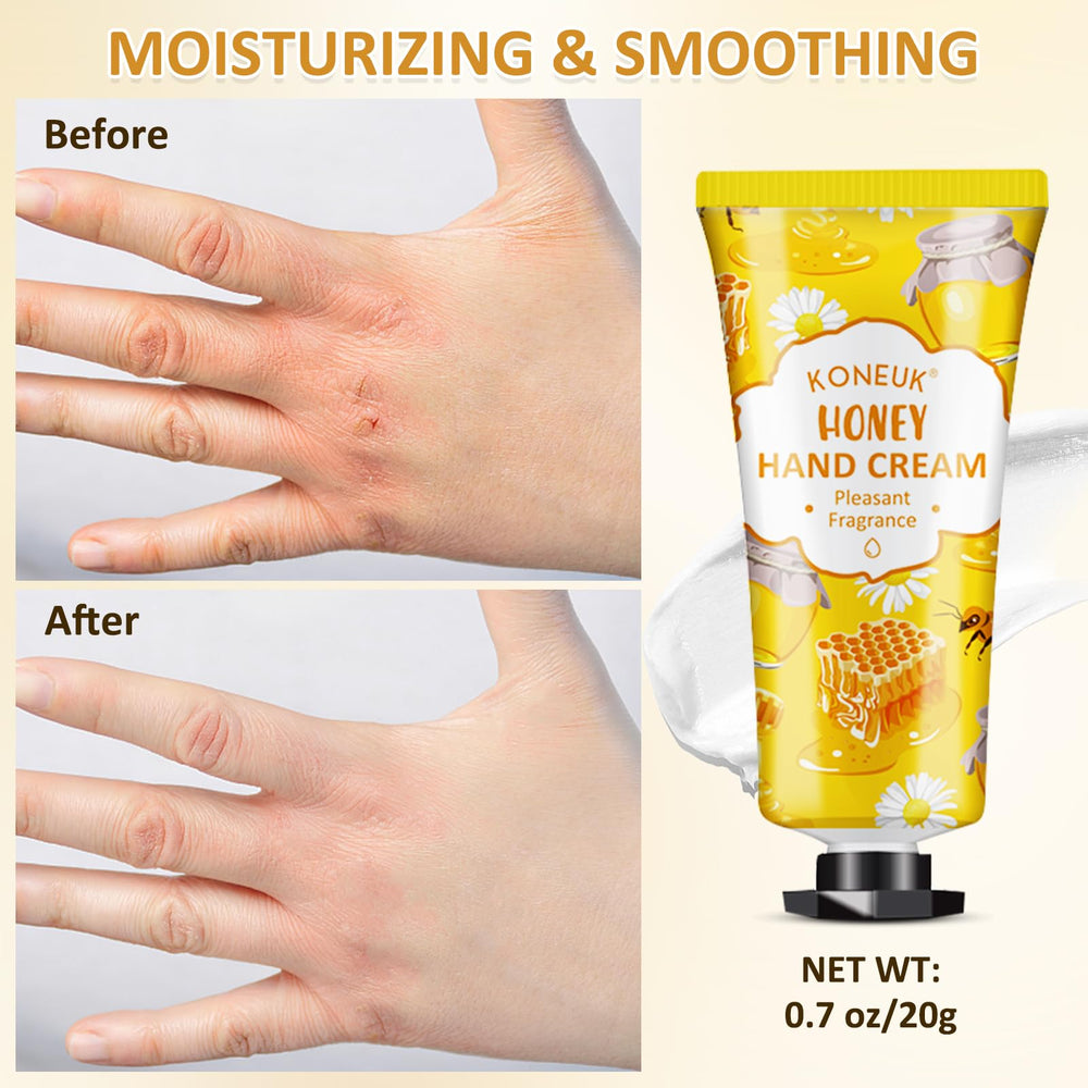 KONEUK daily hand-care routine with mini tubes for sharing.