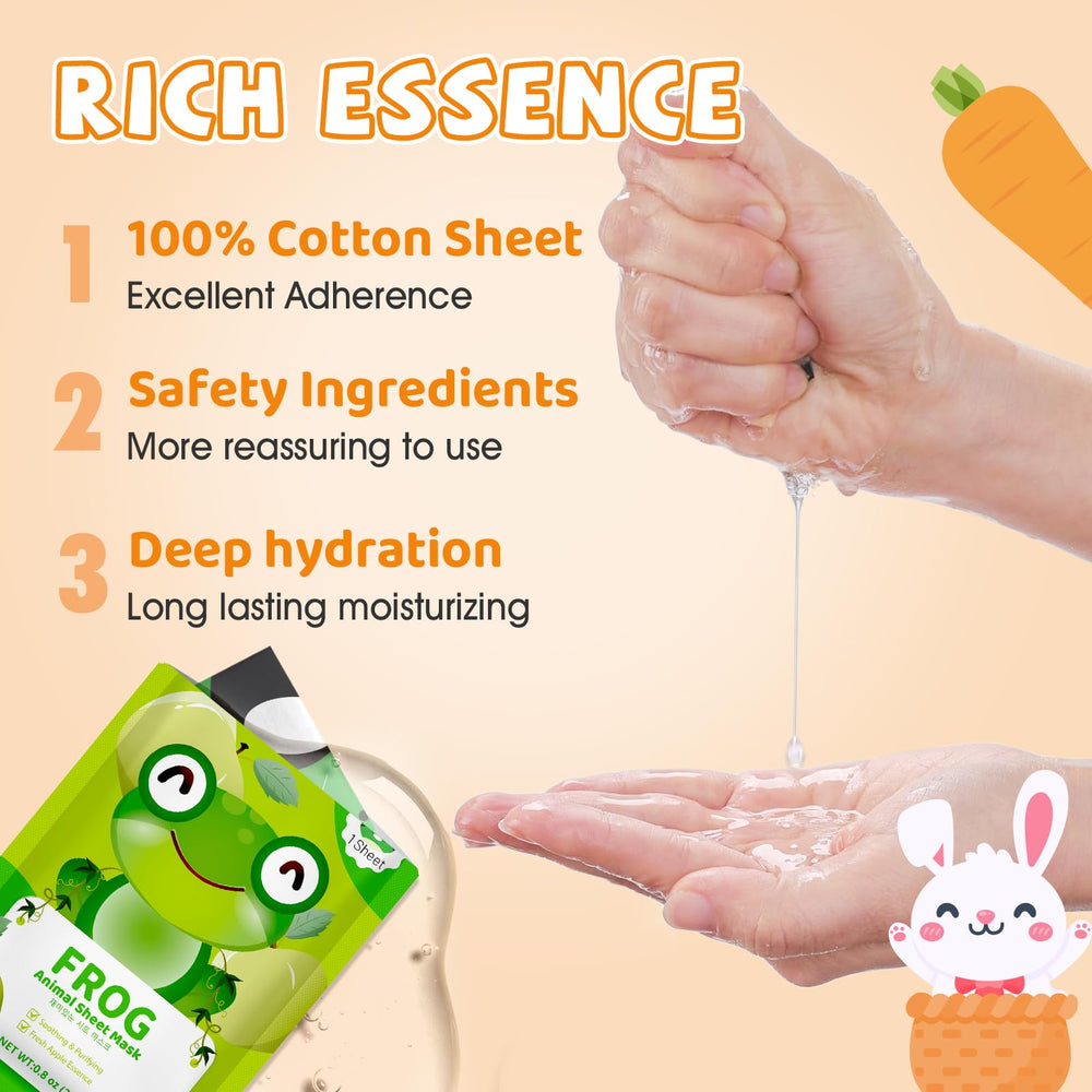 KONEUK deer-pattern mask offers lightweight hydration for fresh skin during busy days
