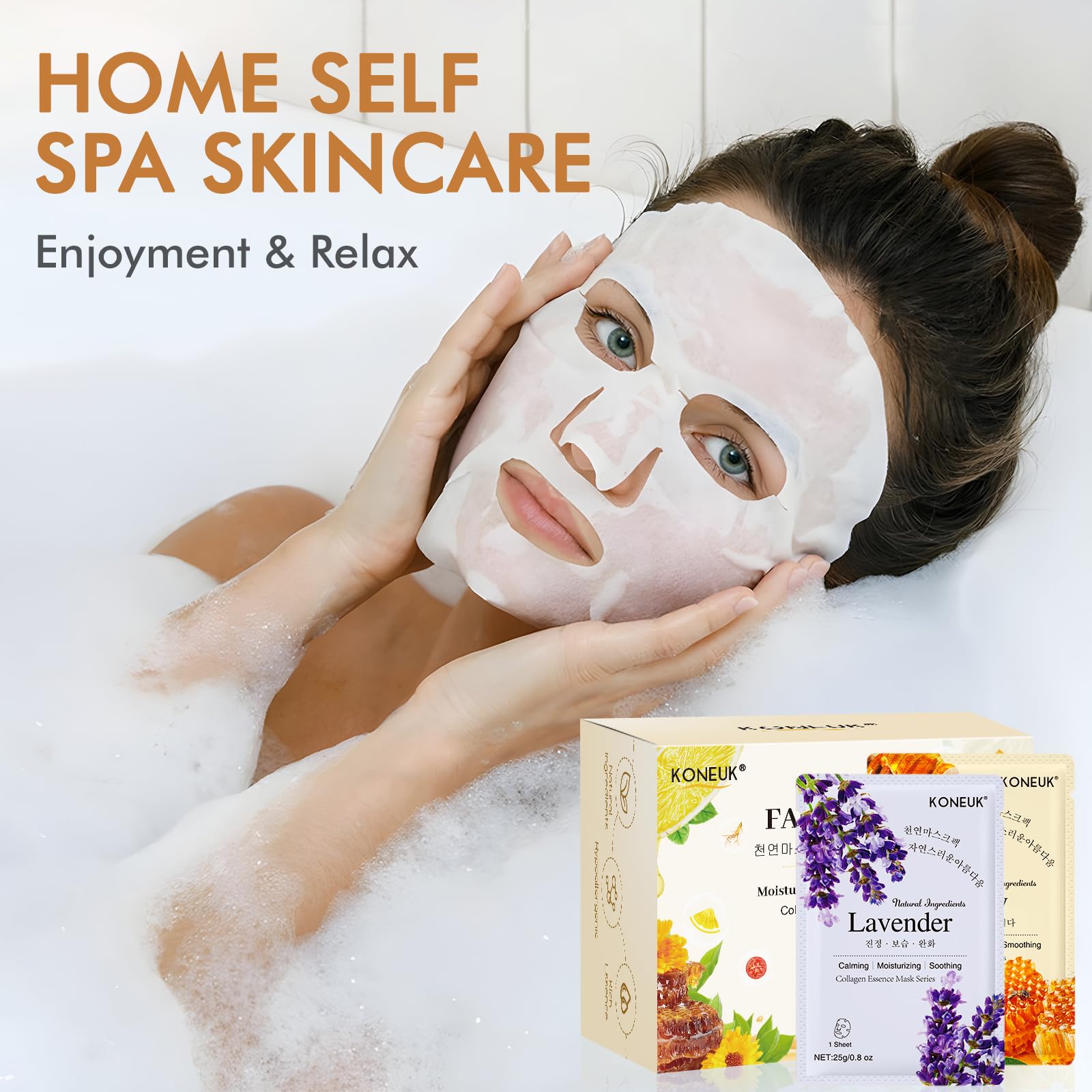 KONEUK gentle formulas ideal for dry and sensitive skin.
