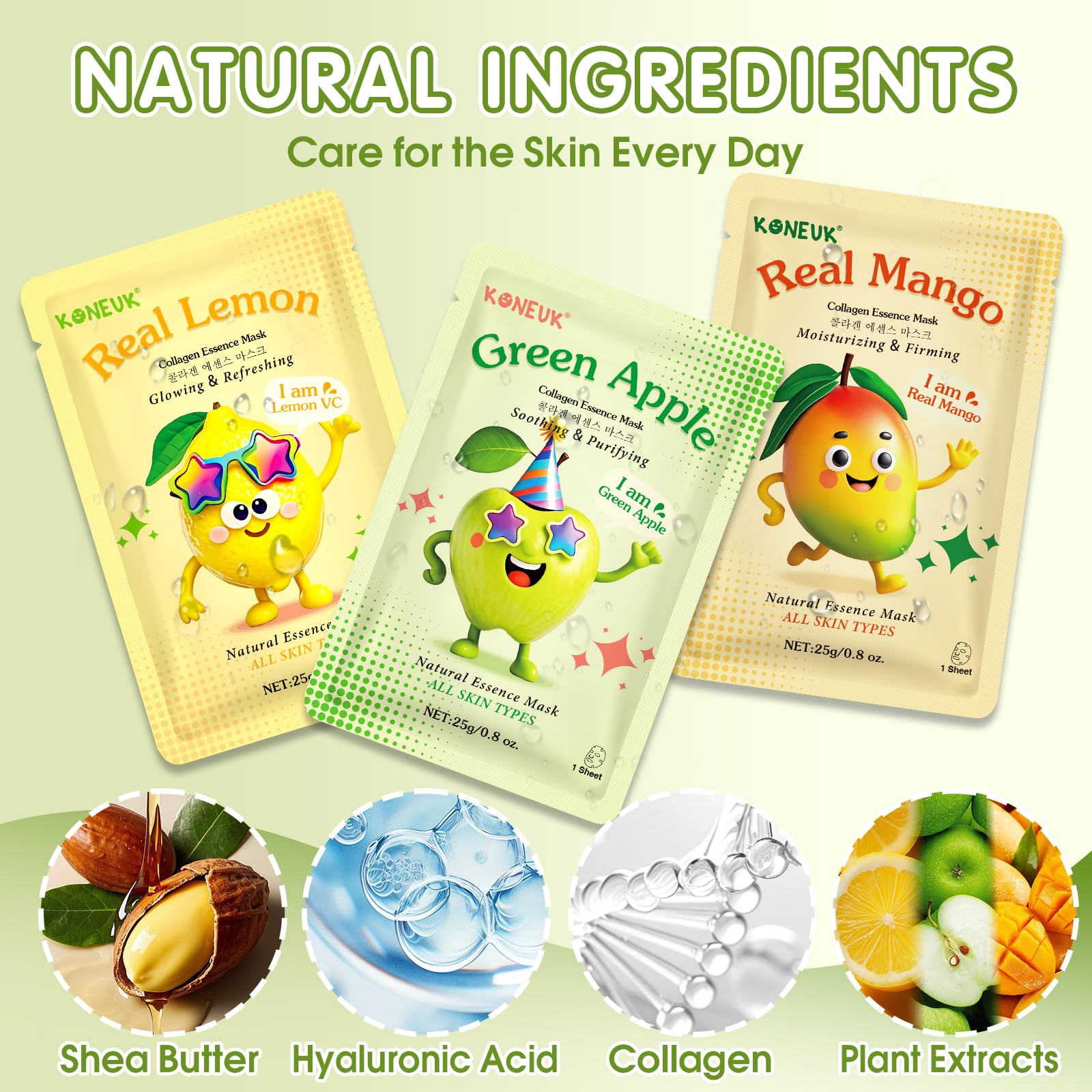 KONEUK hydrating fruit mask collection highlights refreshing hydration and radiance