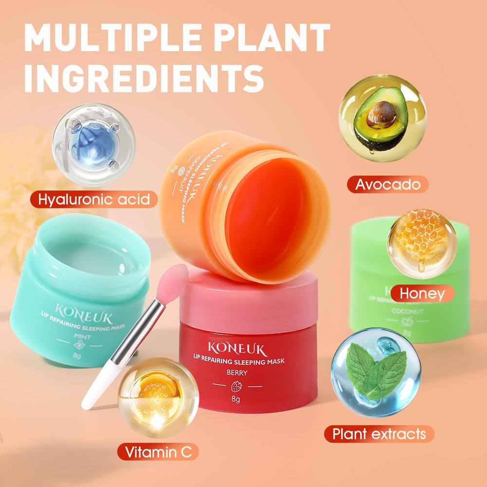 KONEUK lip sleeping mask flavor mint with refreshing aroma.