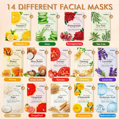 KONEUK natural ingredients collage with aloe and honey for skin nourishment