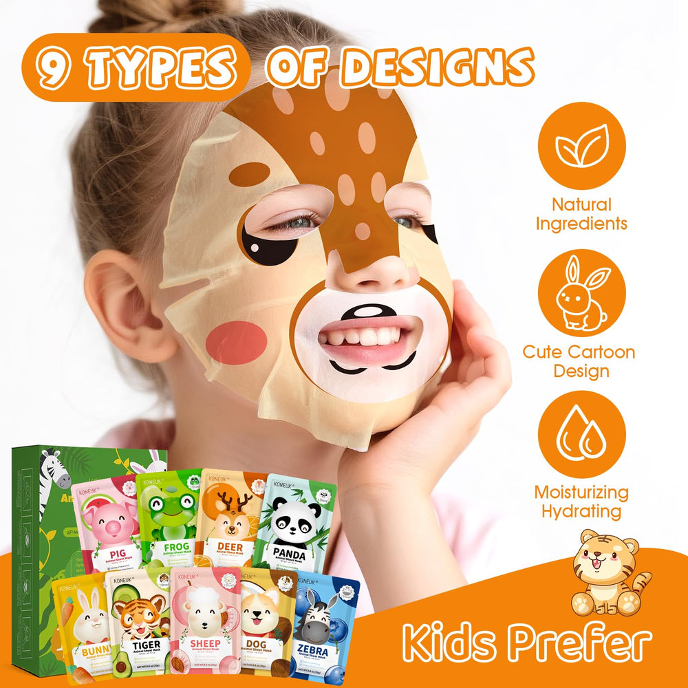 KONEUK panda-pattern mask promotes hydration and playful spa moments