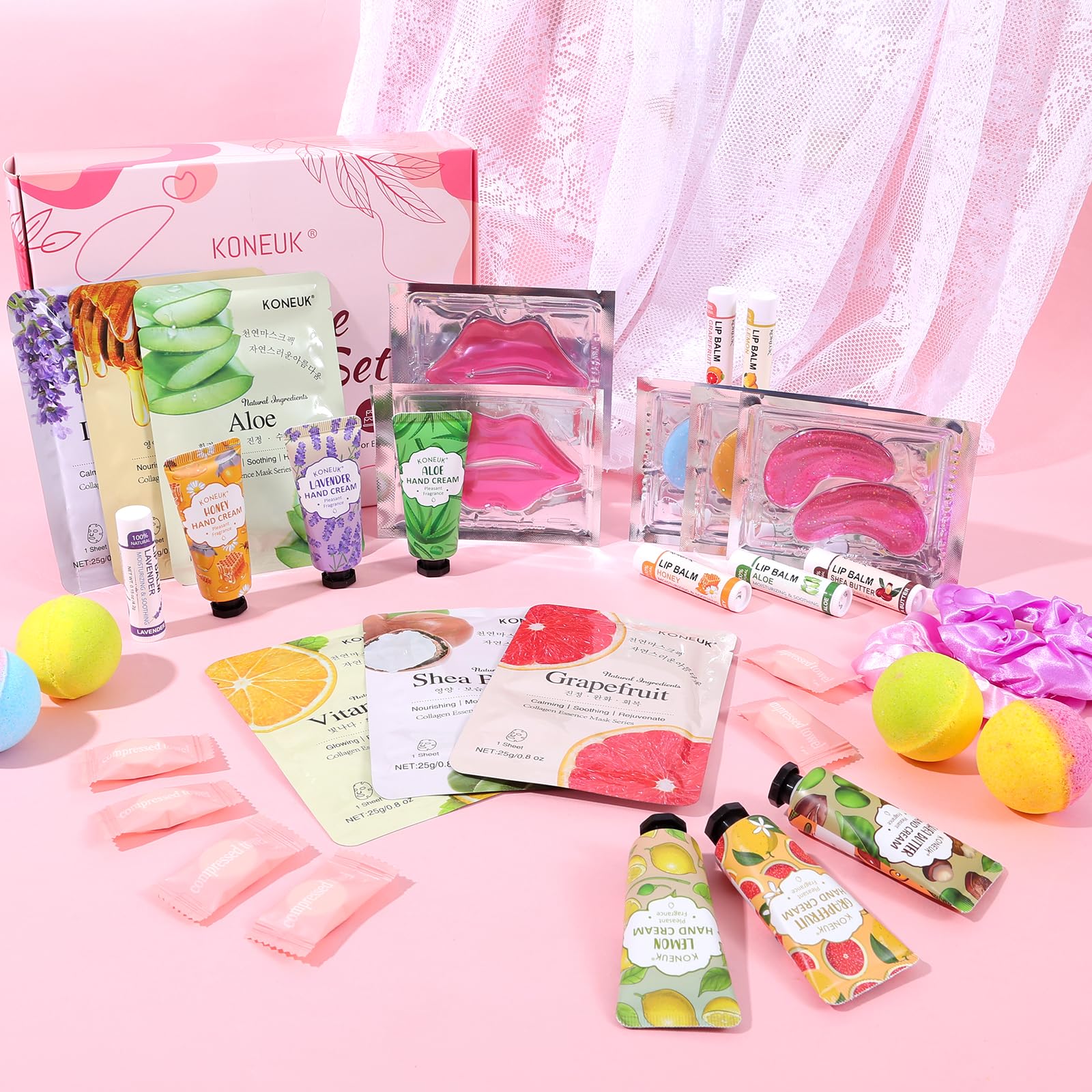 KONEUK compressed towels offer soft quick-drying refreshment after treatments