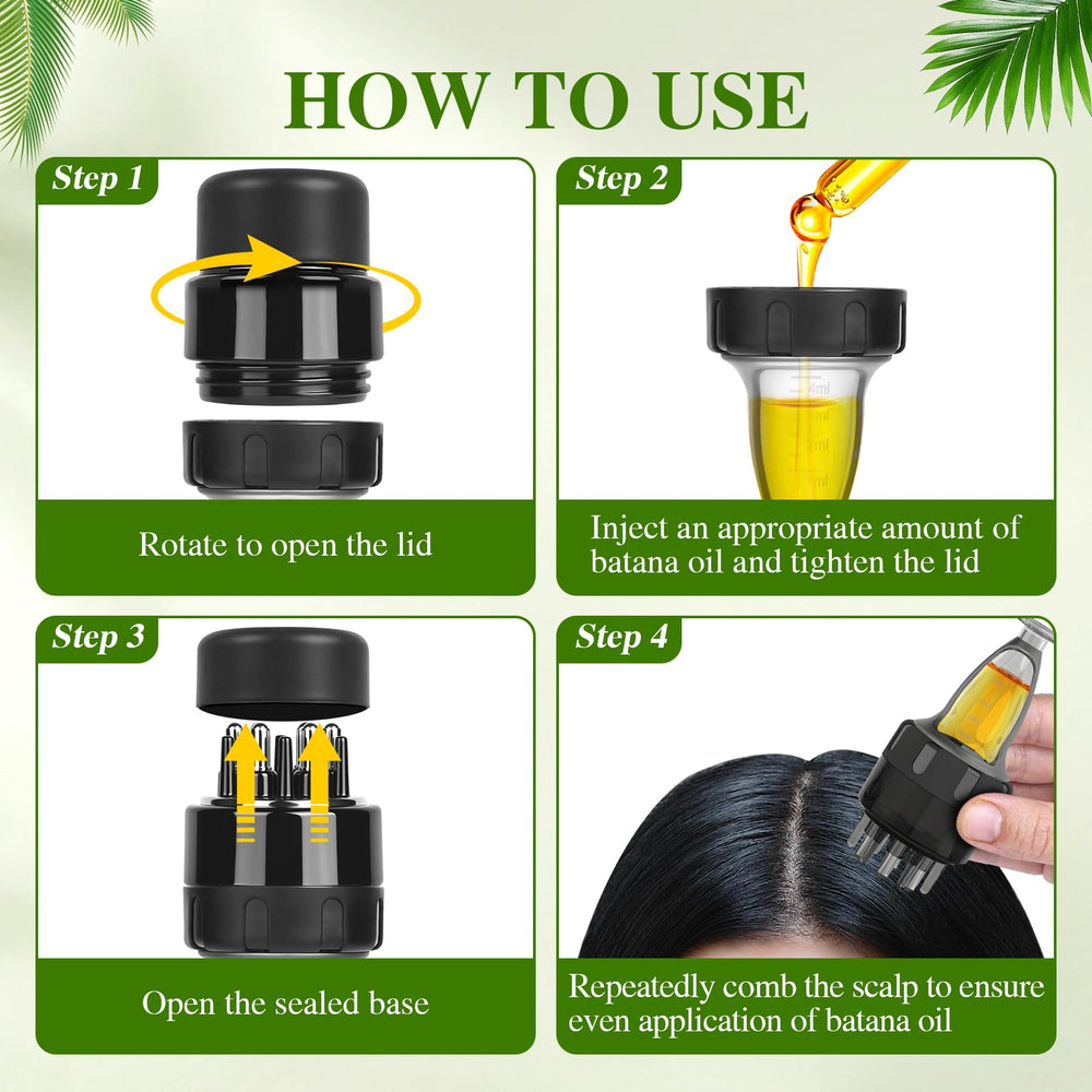 KONEUK Rosemary Oil on hair shows moisture and shine potential.