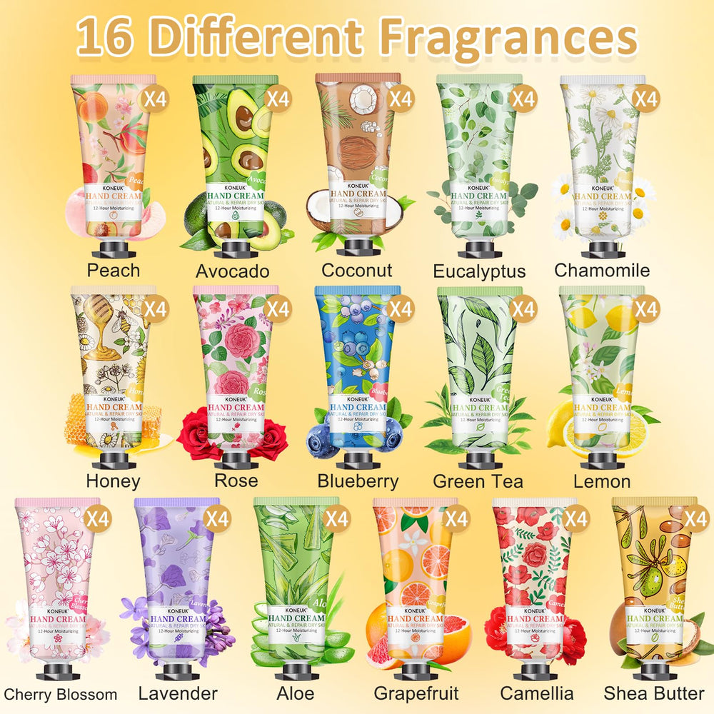 KONEUK travel-size hand cream set ideal for on-the-go touch-ups