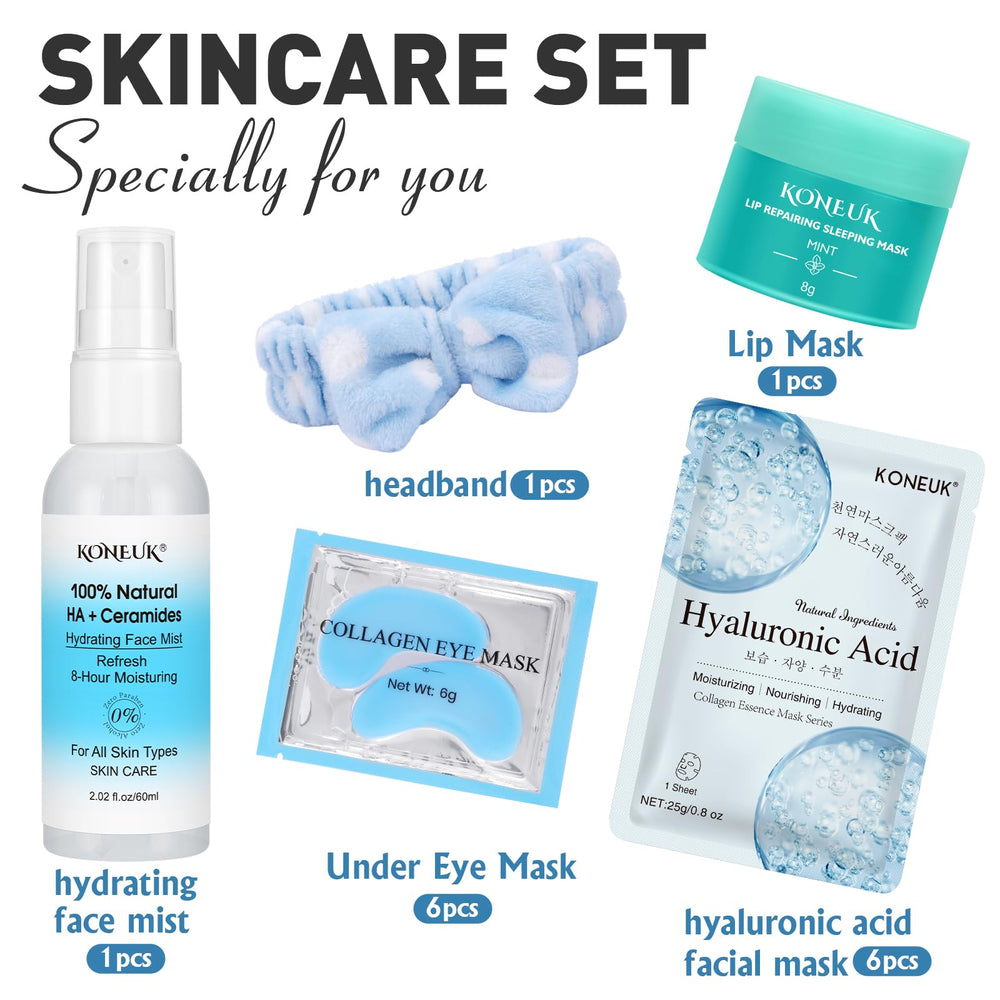 KONEUK under-eye patches for refreshed, hydrated under-eye area.