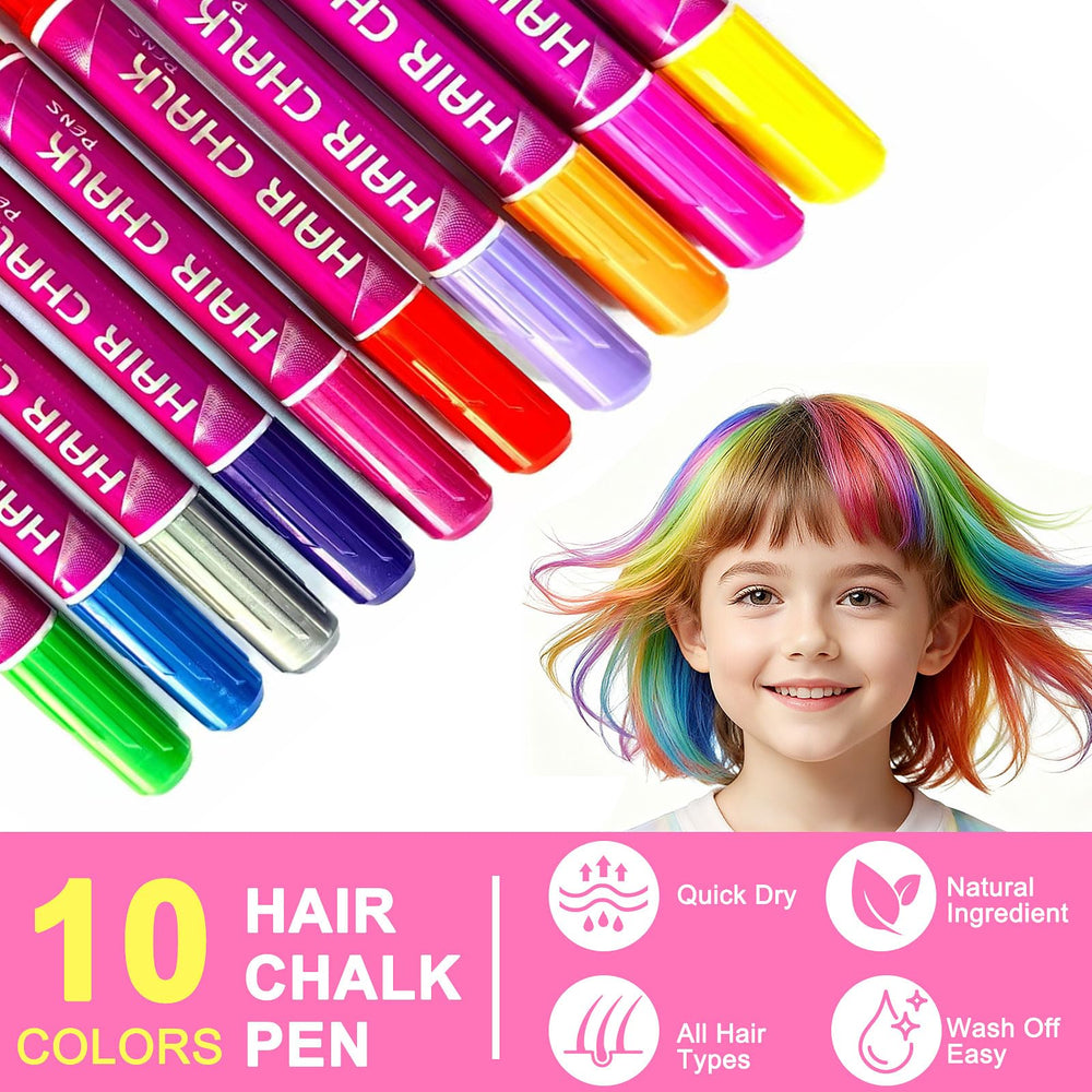 KongJuntzd glitter accents visible as kids showcase playful hair designs.