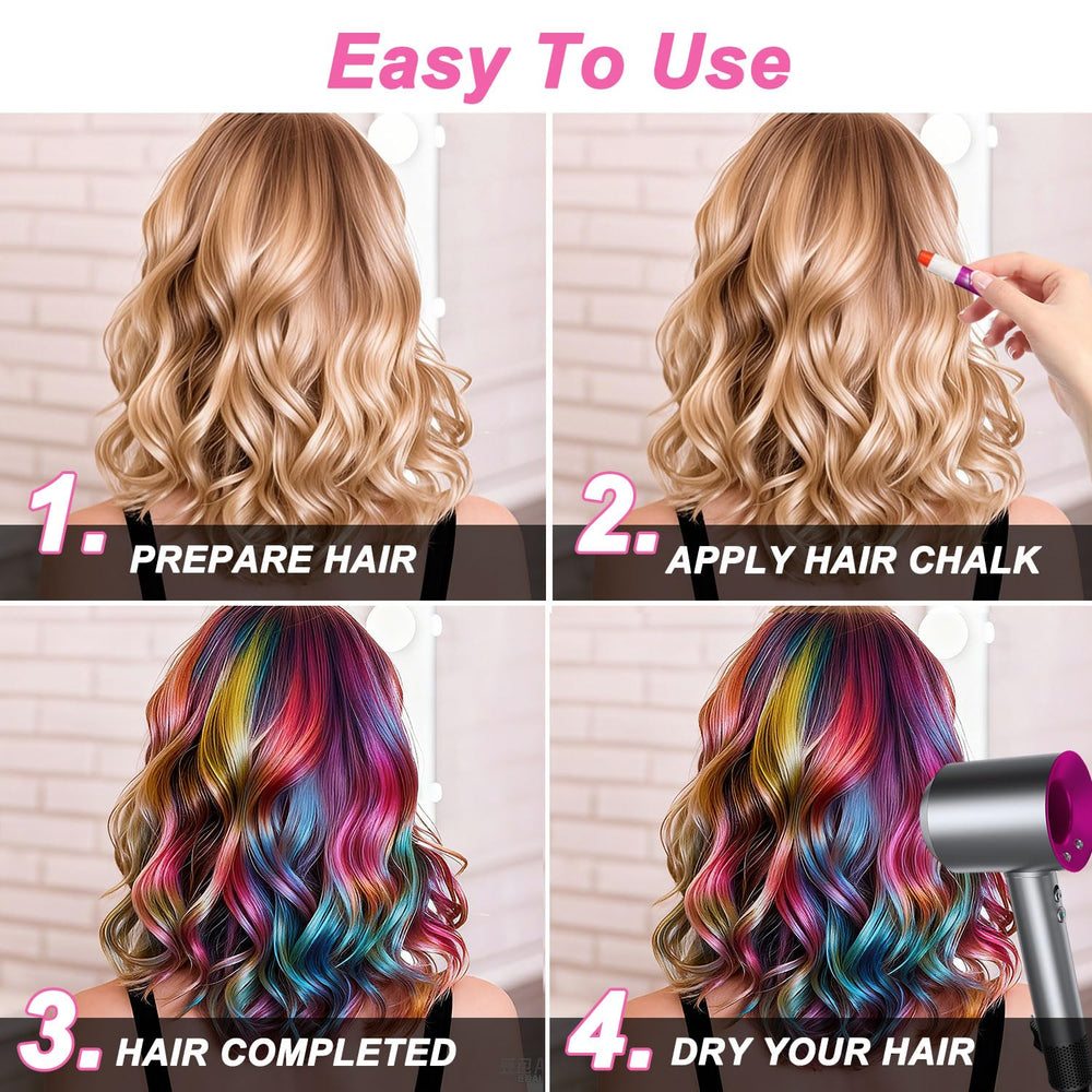 KongJuntzd non-toxic formula and water wash-out demonstrated with shampoo and water.