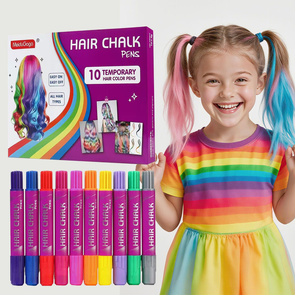 KongJuntzd metallic color pens in use during a festive party look.