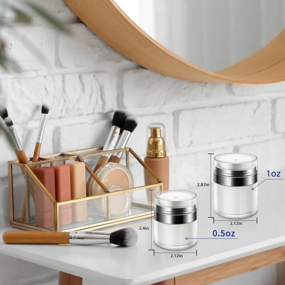 Konosnd airless pump jar sealed design preserves freshness and blocks contaminants.