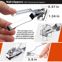 Konovo ingrown toenail tool kit ingrown toenail file smooths edges and reduces snagging.