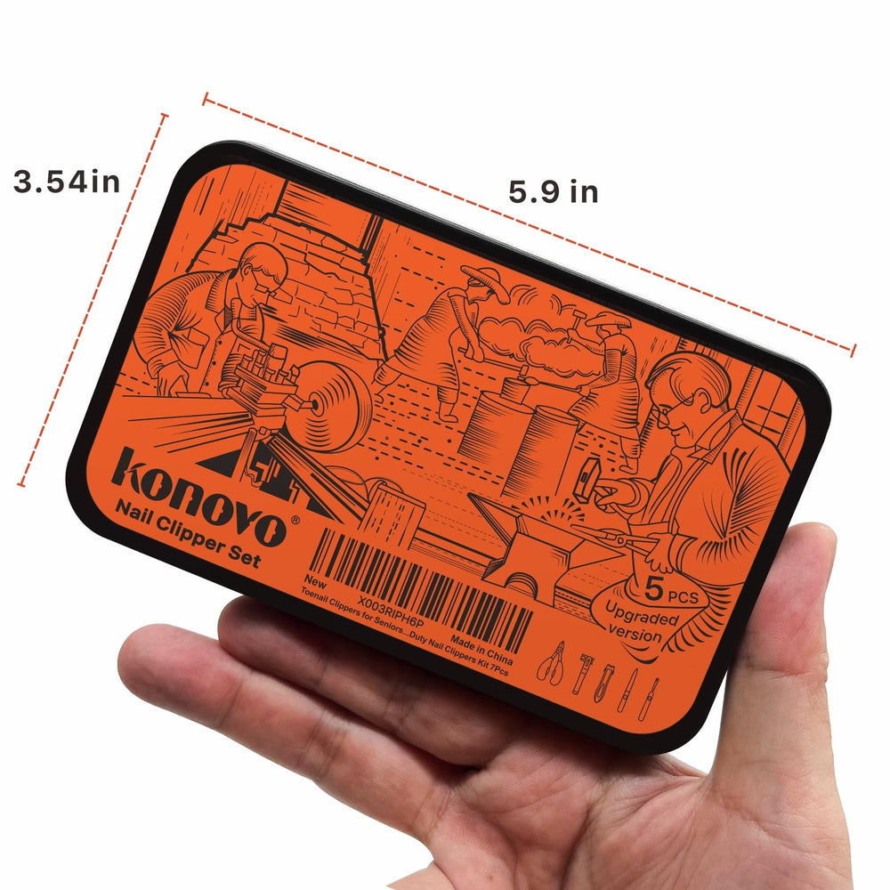 Konovo stainless steel storage box keeps tools organized and portable.
