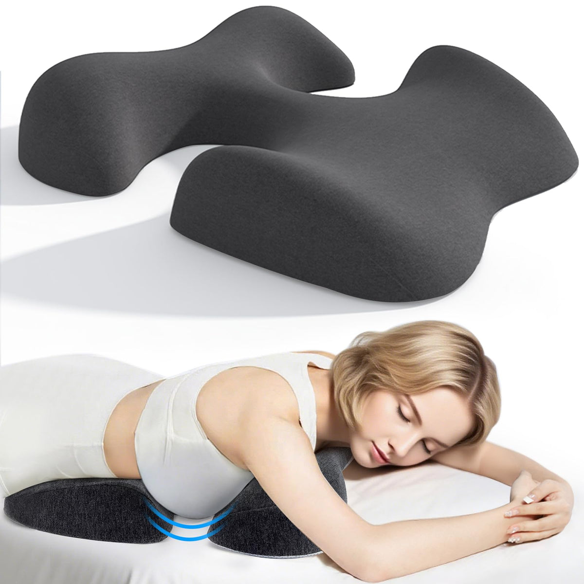 KONOVOLY breast pillow for massage in face-down position provides comfortable support during sessions