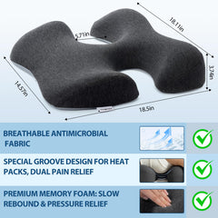 KONOVOLY breast pillow with non-slip bottom stays securely in place on massage tables