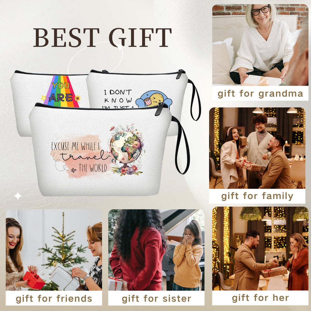 KONSOM travel makeup bag gift-ready packaging ideal for thoughtful travel gifts
