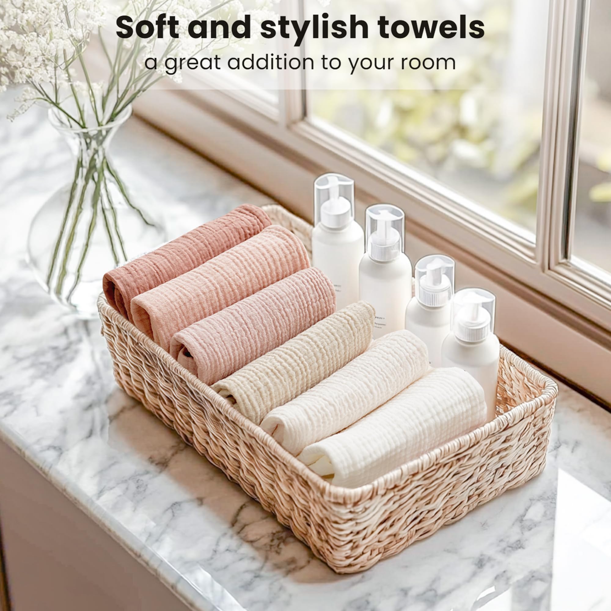 Konssy daily cleansing setup with cloths for makeup removal.