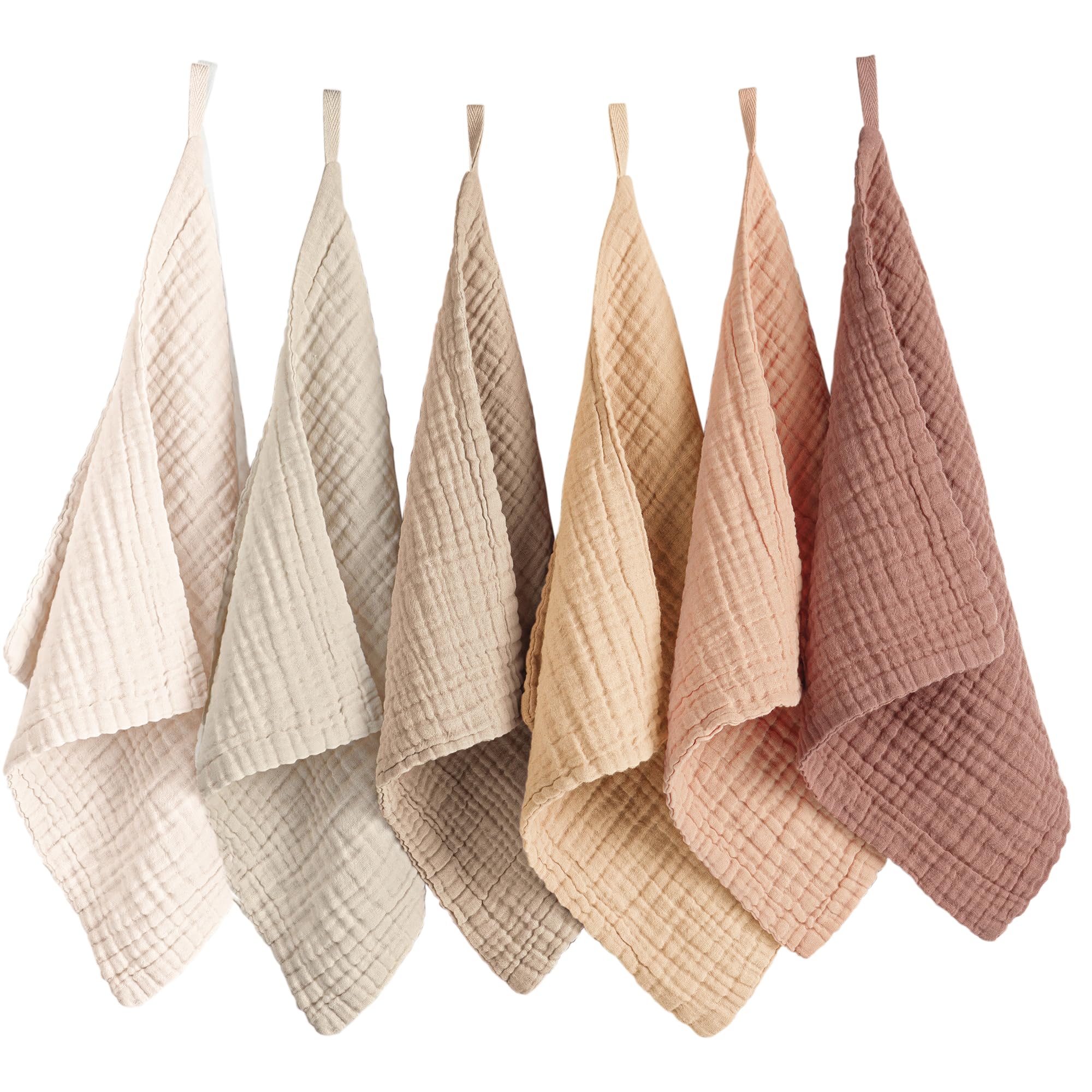 Konssy muslin face cloth with soft-touch fabric for gentle cleansing and makeup removal