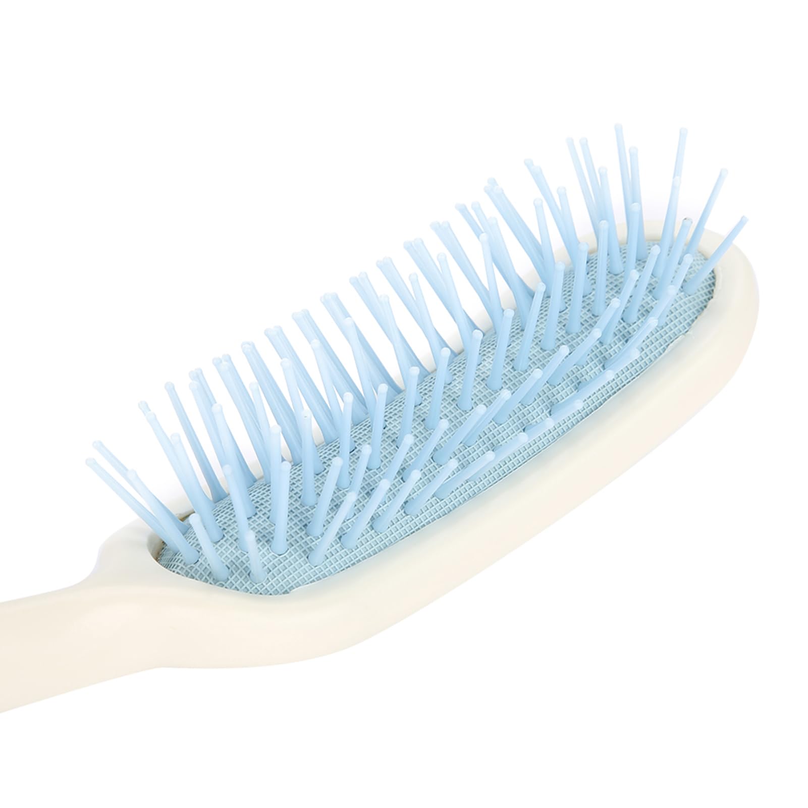 KooingTech blue and white brush demonstrates user-friendly design for seniors.