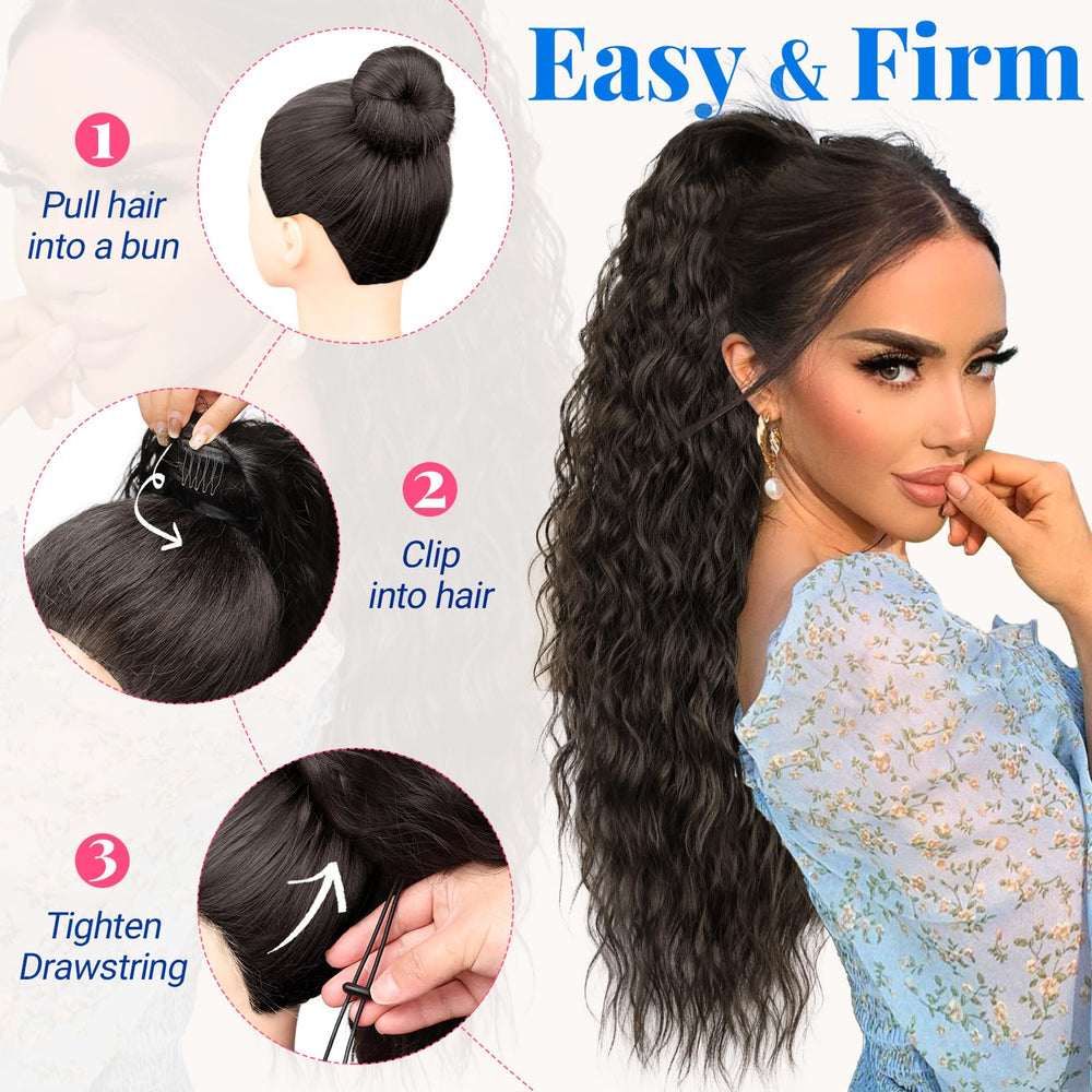 KooKaStyle pony tail 30inch care tips guide gentle detangling for longer-lasting use