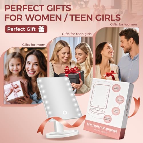 KOOKIN gift-ready makeup mirror ideal for teens and women