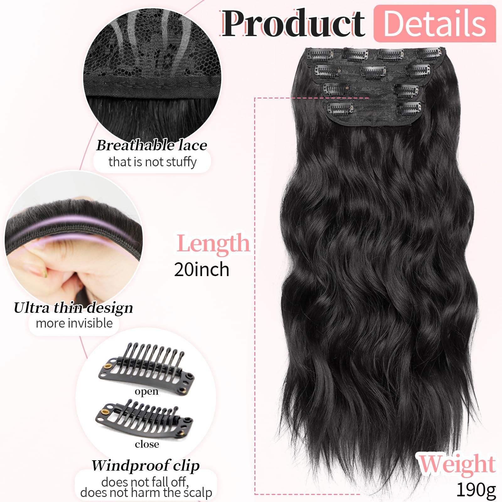 KooKaStyle close-up silky wefts showing durability for daily styling