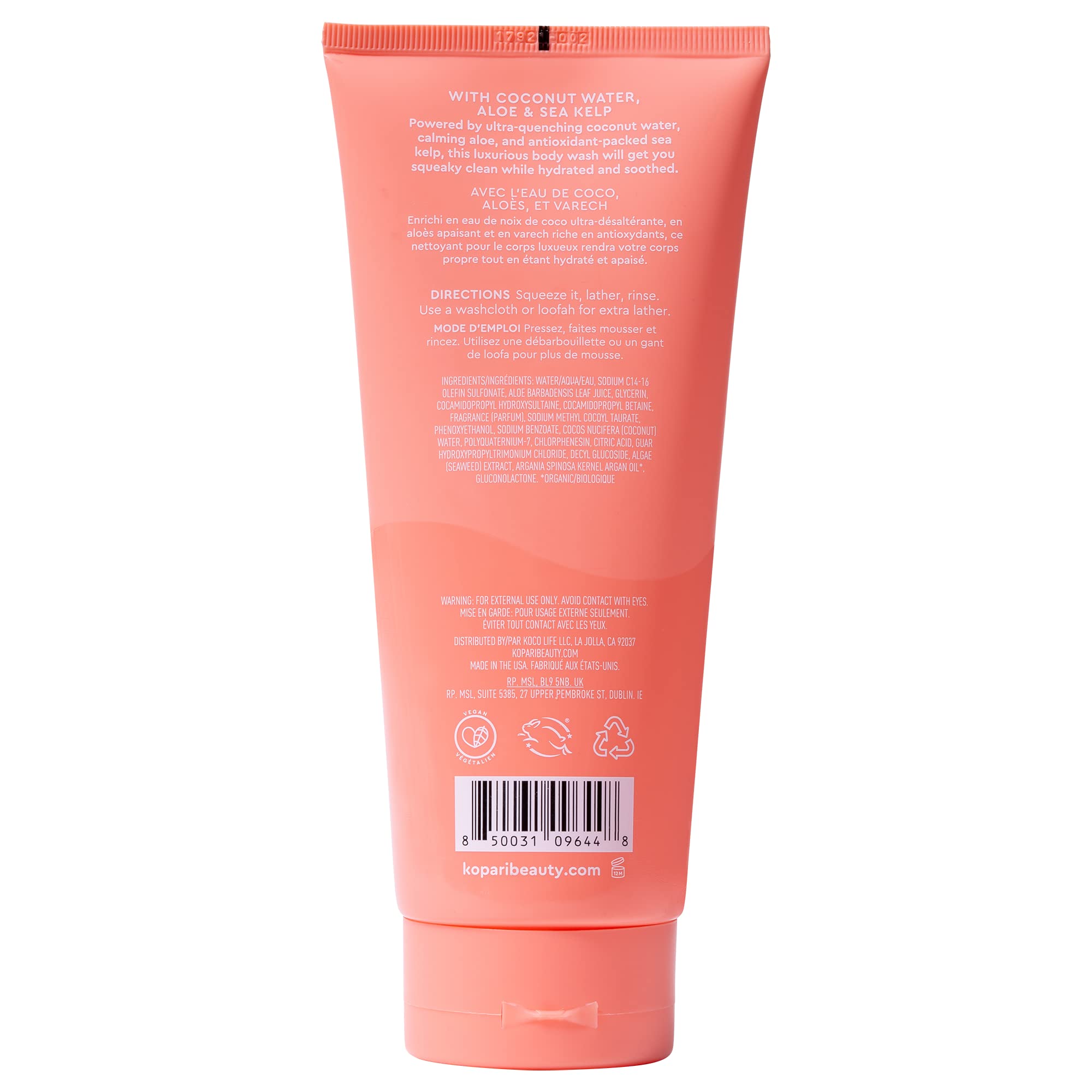 Kopari Aloe Vera juice shot emphasizes soothing moisture for sensitive skin