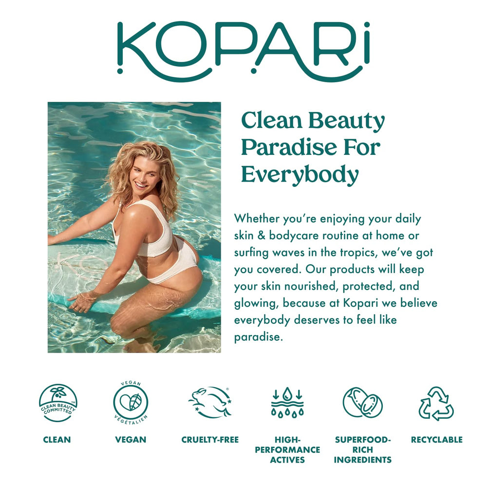 Kopari formula is aluminum-free and baking soda-free for sensitive underarms.