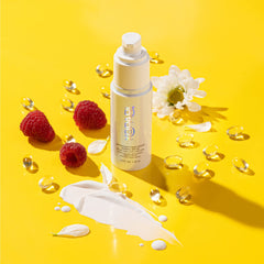 Kopari Antioxidant Face Shield sheer-texture close-up highlights glow without white cast.