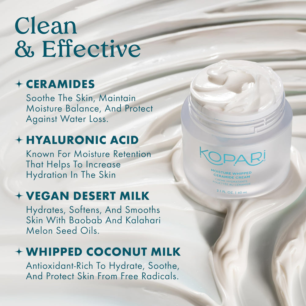 Kopari eczema-safe swatch emphasizes suitability for sensitive skin.