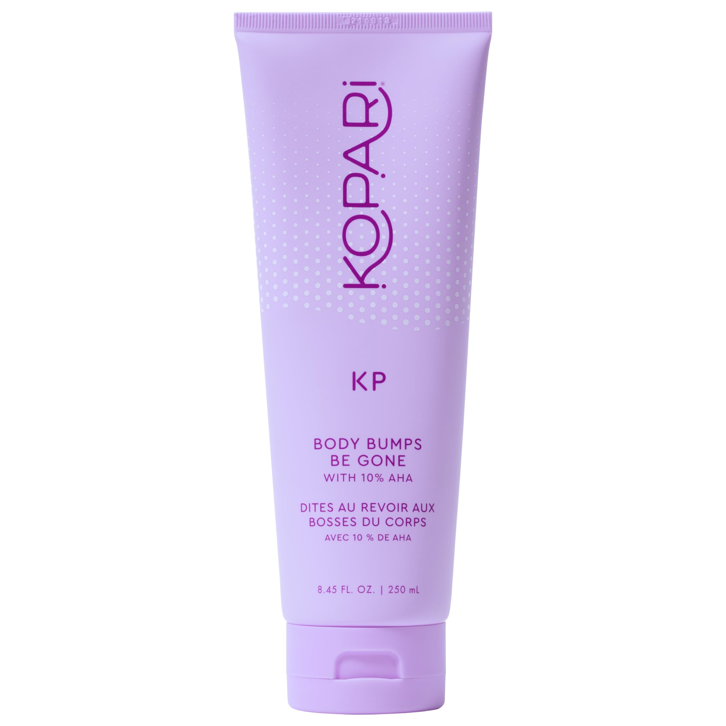 Kopari KP Body Bumps Be Gone scrub tube front view for smoother skin