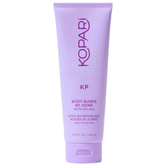 Kopari KP Body Bumps Be Gone scrub tube front view for smoother skin