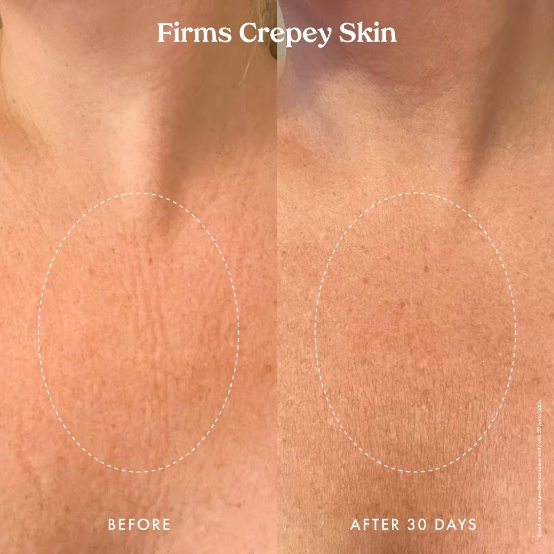 Applying Kopari Ultra Renewal Retinol Body Cream for a smooth, hydrated skin feel during routine.