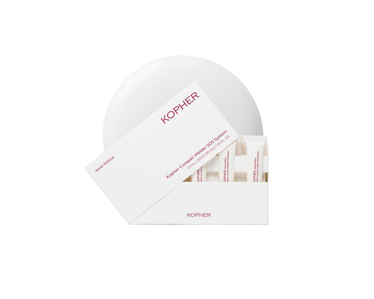 Kopher Curepair Melder SOS Cream bottle providing hydrating night care for radiant skin.