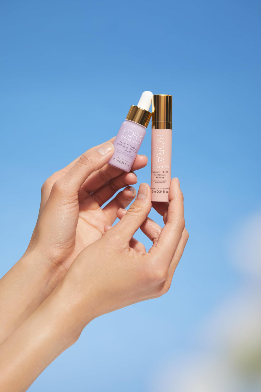 KORA Organics bakuchiol-alfalfa active blend highlights gentle retinol alternative.