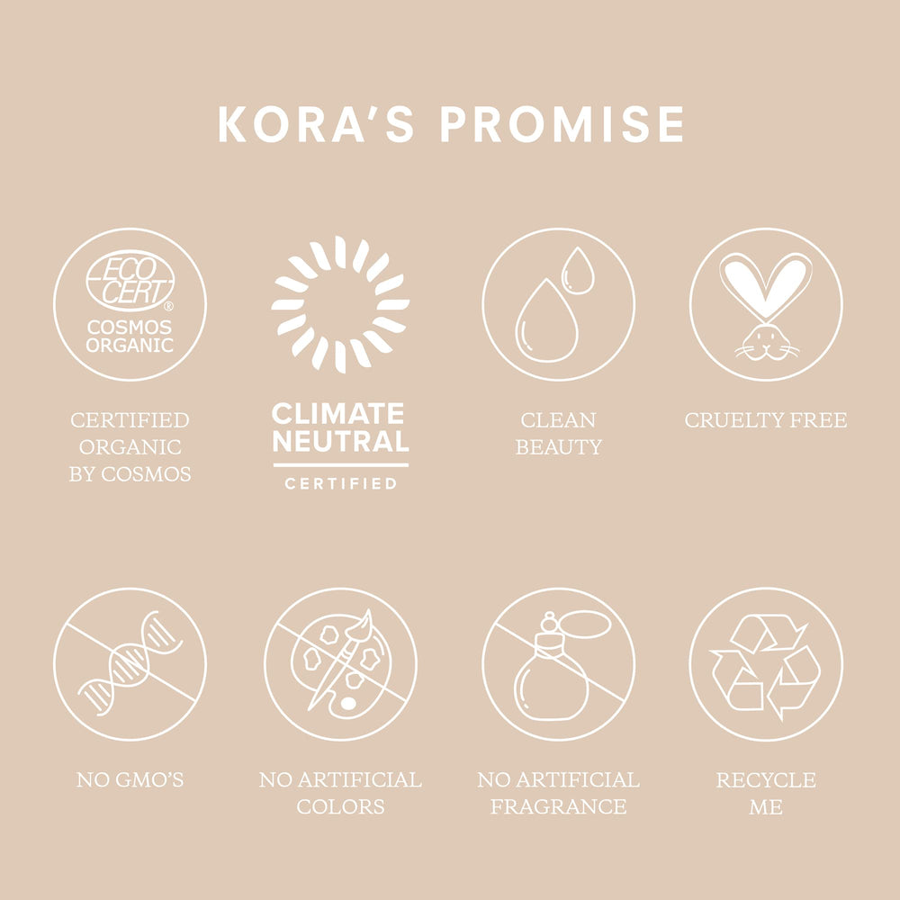 KORA Organics organic peppermint oil element for refreshing skin experience