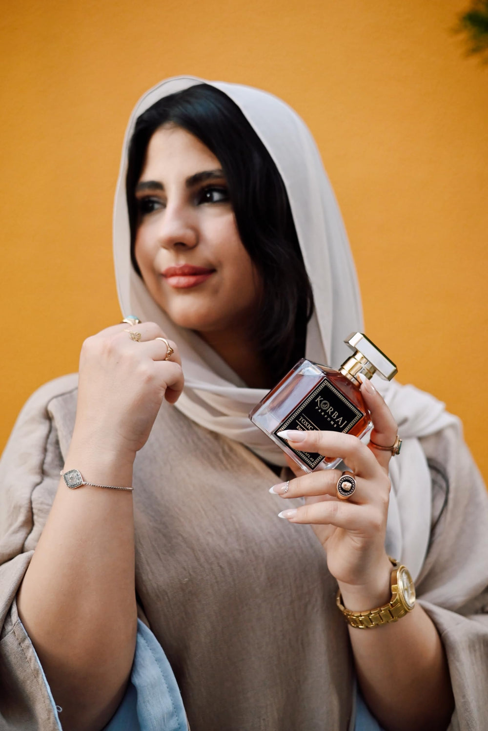 KORBAJ PARFUMS Toxic Desire unisex presentation signals versatile wear for day or night.