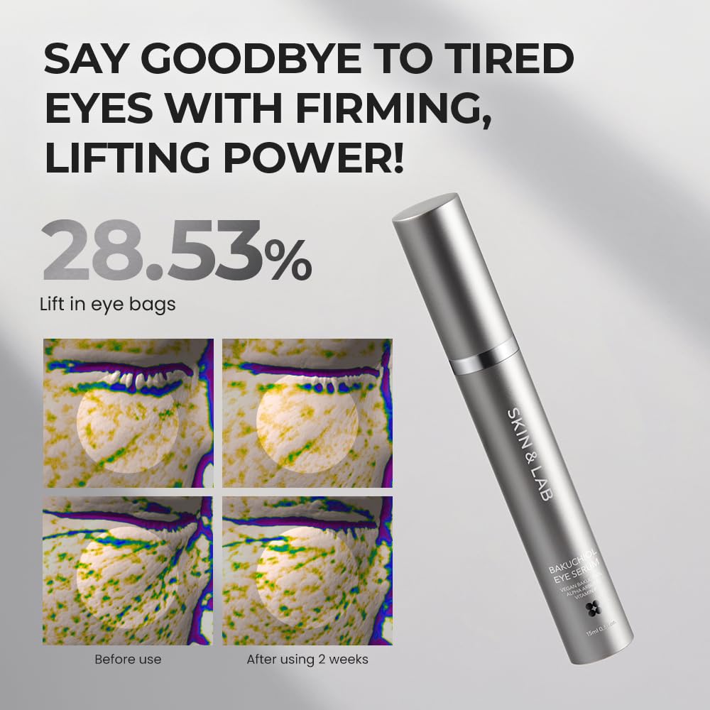Korean-made eye serum packaging emphasizes premium formulation.