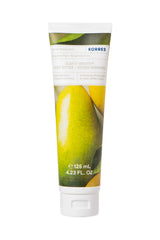 KORRES Elasti-Smooth body butter jar shows rich texture for deep hydration.