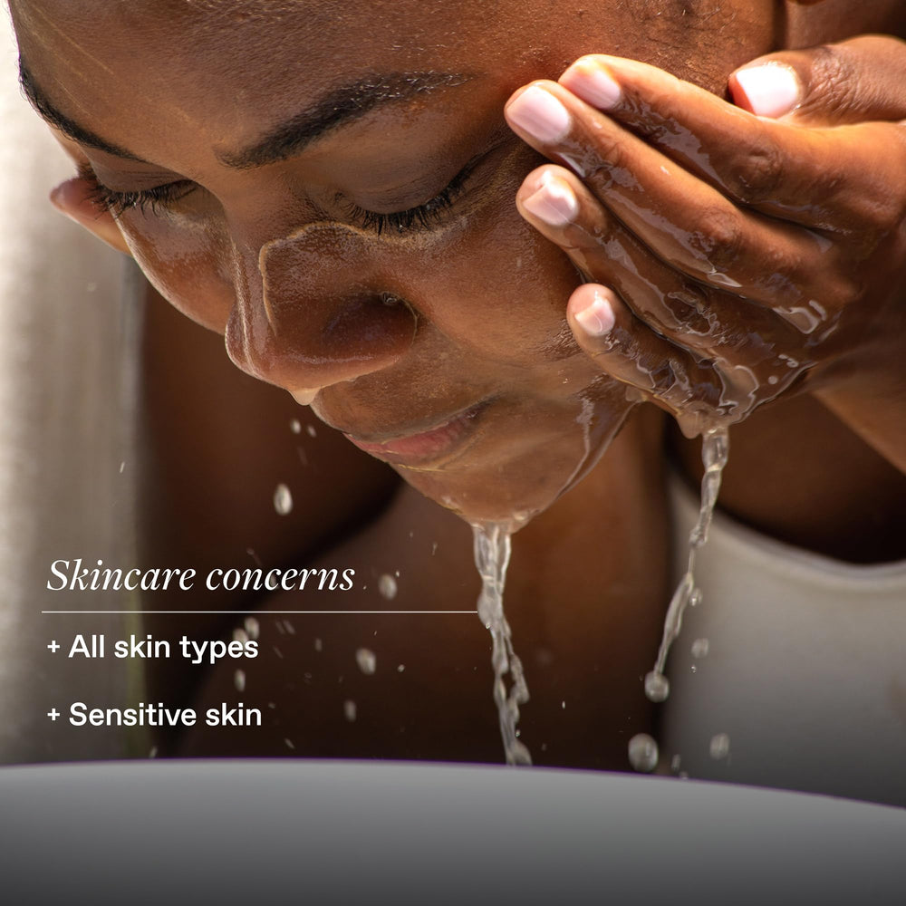 KORRES Greek Yoghurt Foaming Cream Cleanser with sea water helps hydrate skin during cleansing.
