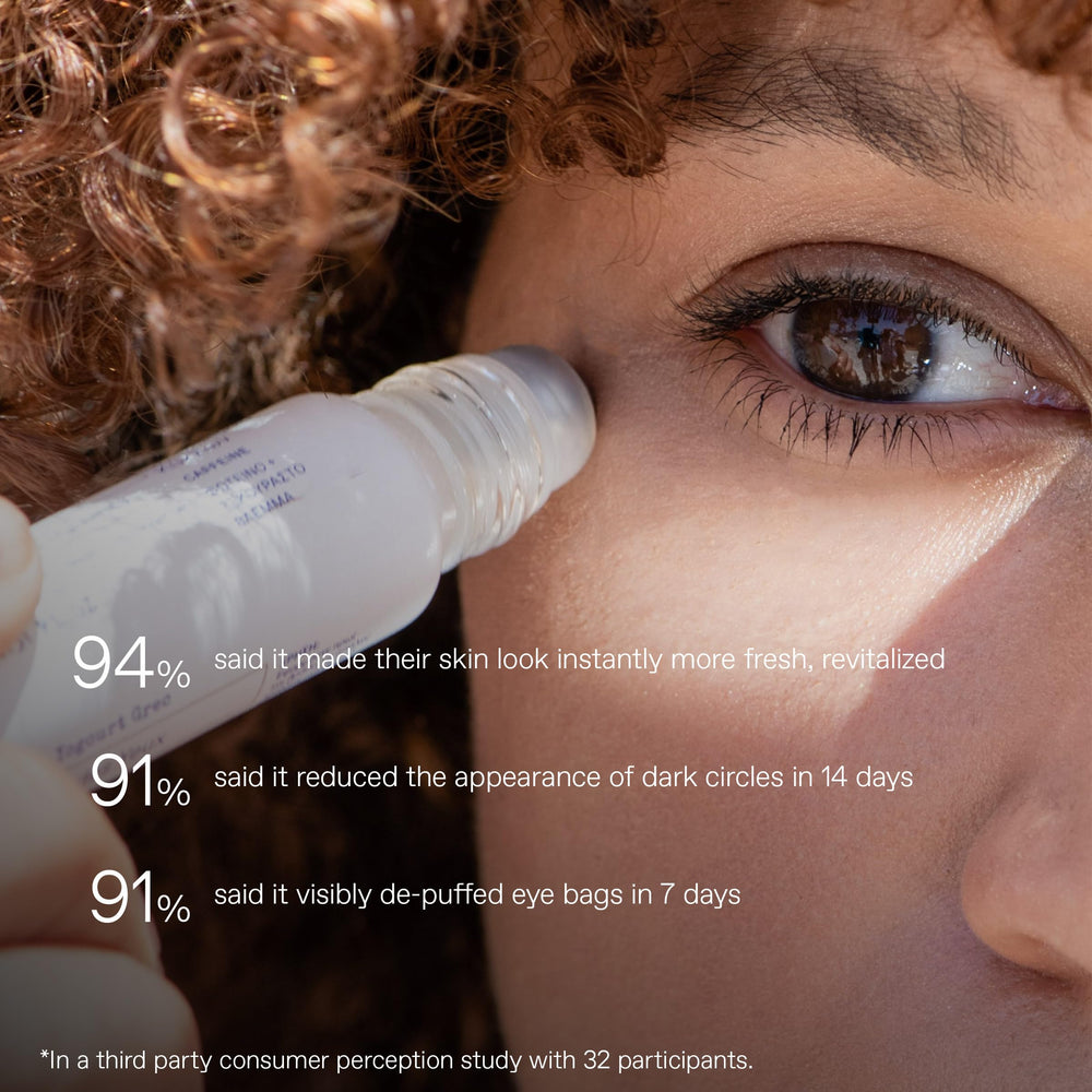 3x hyaluronic acid emphasizes deep hydration under eyes