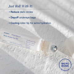 Roll-on application depuffs under-eye area for refreshed look