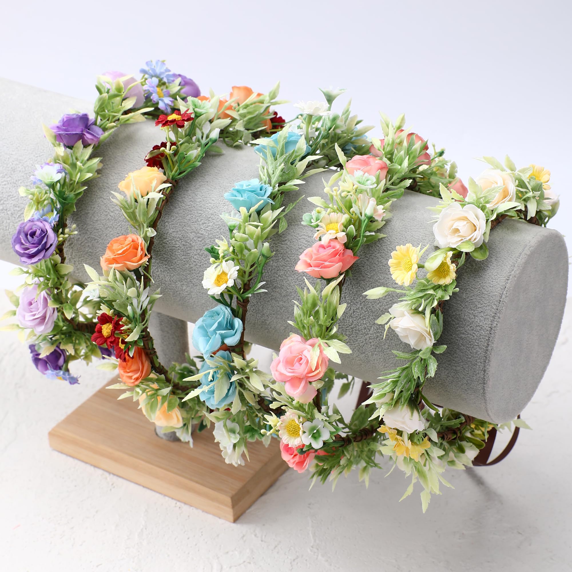 KorViSHOW decorative flower crown wall-hanging idea for decor.