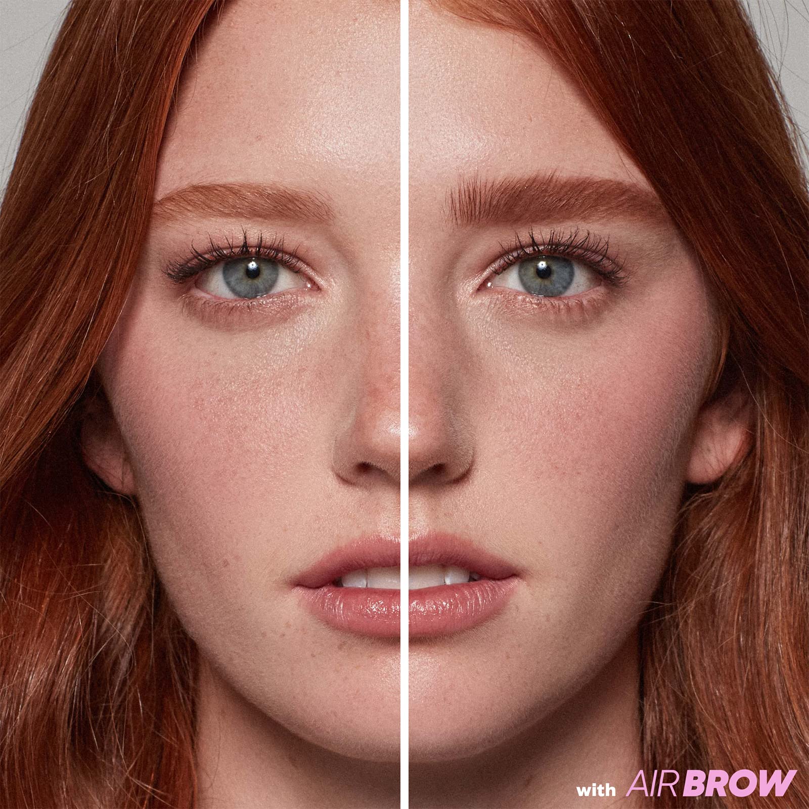 Kosas Air Brow application on brow demonstrates controlled, high-payoff tint